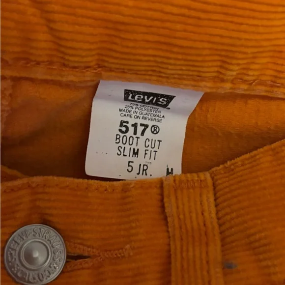 Levi's Orange Boot Cut Jeans - Picture 4 of 4